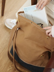 Canvas Shoulder Bag for Women