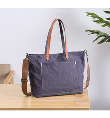 men's tote bags canvas Gray Canvas Tote Bag for Men Canvas Tote Bag Crossbody Tote Bag On Shoulder Mens