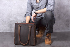 Cool Mens Leather Tote Bag Leather Tote Bag on Shoulder Mens Leather Mens Tote Bag Leather Tote Bag for Men shoulder tote