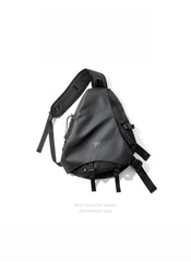 Black Travel Large Sling Bag For Big Men