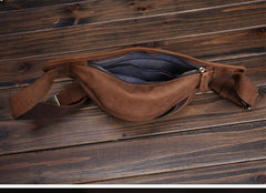 Best Mens Leather Fanny Pack cross body sling bag Chest Bag Best Leather Bumbag Leather Belt Bag For Men