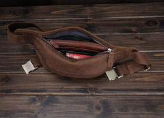 Best Mens Leather Fanny Pack Chest Bag Best Leather Bumbag Leather Belt Bag For Men