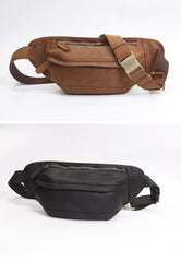 Best cross body sling bag Mens Leather Fanny Pack Chest Bag Best Leather Bumbag Leather Belt Bag For Men