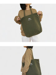 Canvas Tote Shoulder Bag for Men