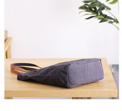 mens canvas tote bag Gray Mens Canvas Tote Tote bag On Shoulder Mens Canvas Work Tote Bags for Men