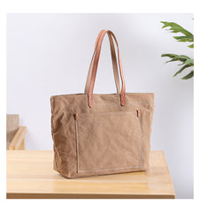 mens canvas tote Khaki Canvas Tote Bag for Men Canvas Tote Bag Crossbody Tote Bag On Shoulder Mens