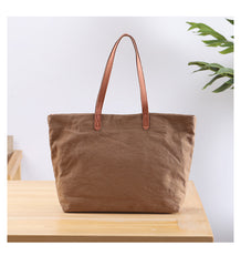 mens canvas tote bags Khaki Canvas Tote Bag for Men Canvas Tote Bag Crossbody Tote Bag On Shoulder Mens