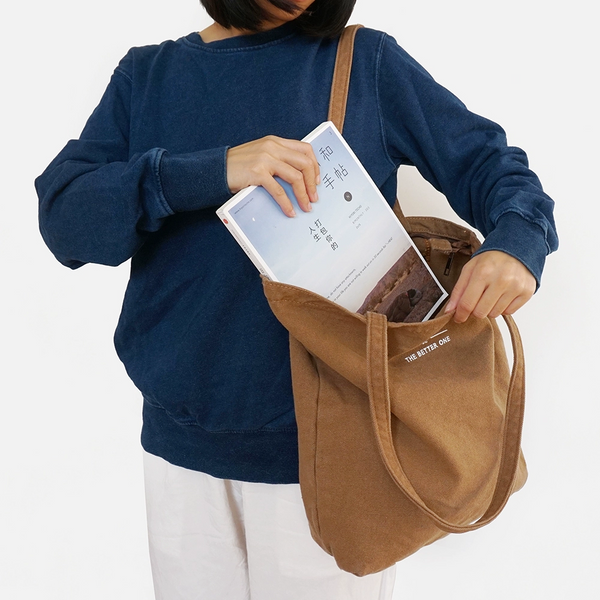 Canvas Tote Shoulder Bag for Men