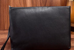 Handmade Genuine Leather Clutch Zip Long Wallet Purse Bag For Mens - imessengerbags