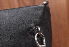 Handmade Genuine Leather Clutch Zip Long Wallet Purse Bag For Mens - imessengerbags