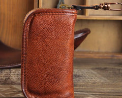 Handamde Genuine Leather Mens Cool Key Wallet Car Key Holder Car Key Case for Men - imessengerbags