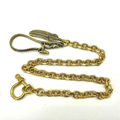 Cool Brass Dragon 40cm Rock Wallet Chain Biker Jean Wallet Chain Trucker Wallet Chain for Men - imessengerbags