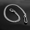 Fashion Stainless Steel Mens 18'' Silver Pants Chain Wallet Chain Motorcycle Wallet Chain for Men - imessengerbags