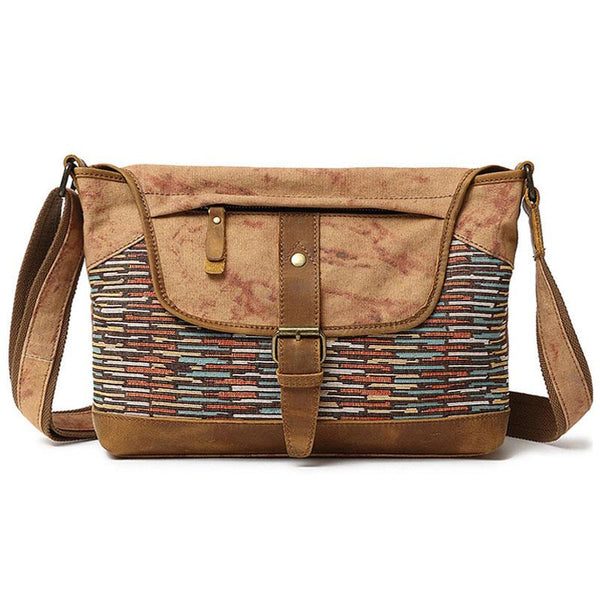 Mens Canvas Rustic Side Bag Messenger Bag Camera Courier Bag Shoulder Bag for Men - imessengerbags