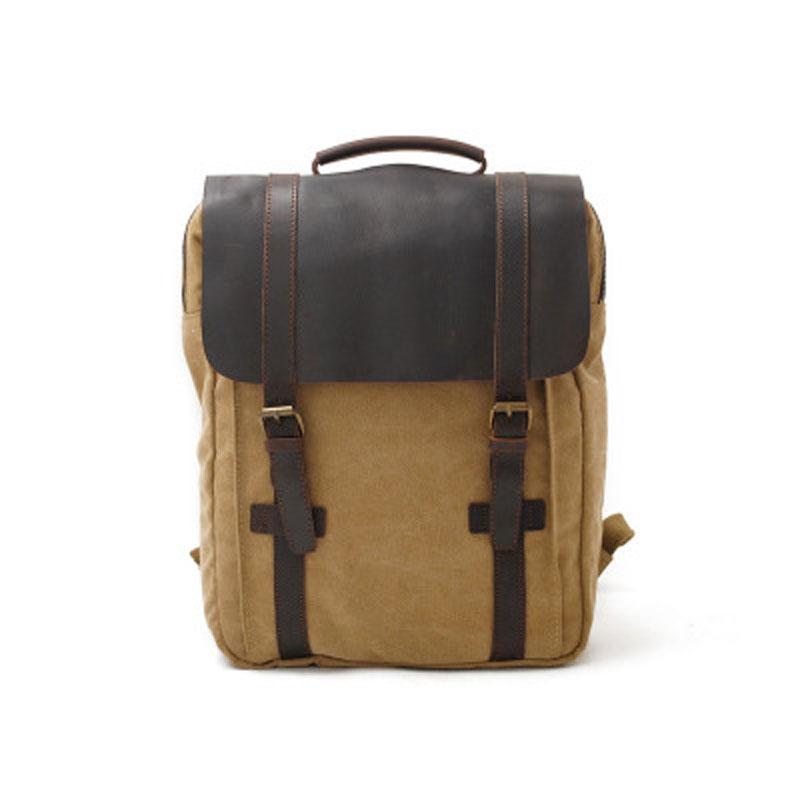 CITYCARRY / Laptop Travel Backpack / GN GY Canvas