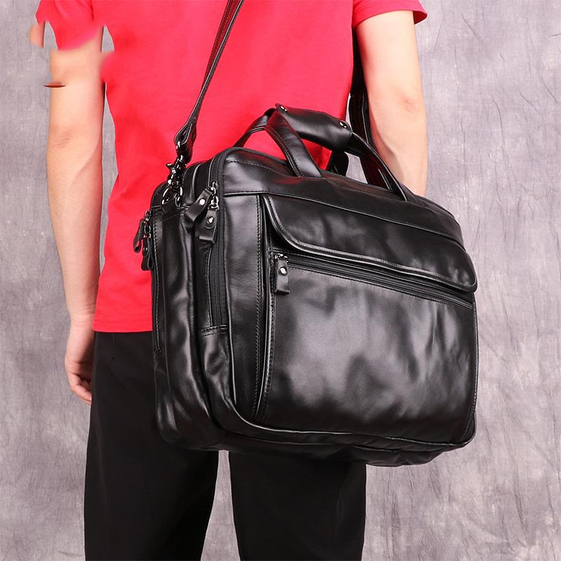 15 Point 6 Inch Hunter Leather Briefcase Laptop Bag Business Work Bag  Computer Tote For Men Women at Rs 2750 | Leather Laptop Bags in Kolkata |  ID: 21526370288