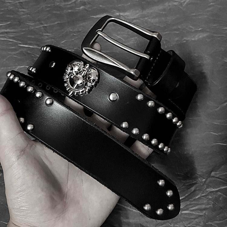 Motorcycle Metal Belt Leather Mid sold Waist