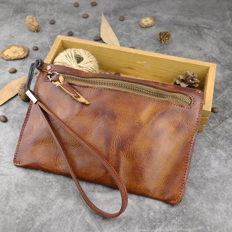 The Betty Jean Women's Fine Leather Envelope Clutch Pocketbook Wallet -  Holtz Leather