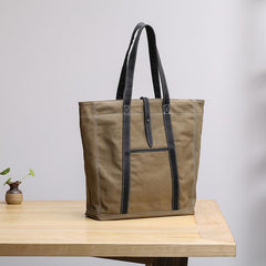 Canvas Tote Bag On Shoulder Mens Canvas Tote With Zipper Men's Tote Bag Canvas Tote for Men