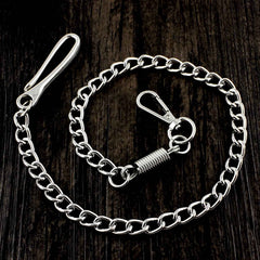 Cool Silver Stainless Steel Mens Pants Chain Wallet Chain Biker Wallet Chain For Men - imessengerbags