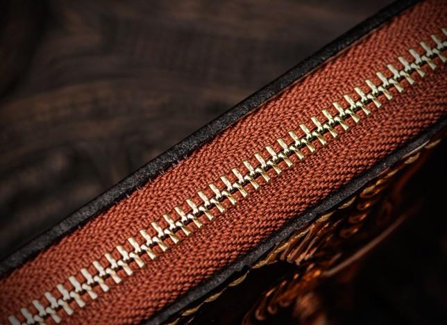 Cool Leather Japanese Samurai Tooled Biker Wallet Handmade Chain Walle –  imessengerbags