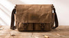 messenger bag for laptop Waxed Canvas Messenger Bag Mens WaterProof Canvas Messenger Bag 13'' Laptop Messenger Bag