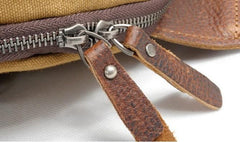 Cool Waxed Canvas Mens One Shoulder Pack Sling Bag Chest Bag for men - imessengerbags