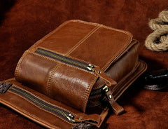 Cool Biker Mens Leather Drop Leg Bag Belt Pouch Waist Bag Side Bag Shoulder Bag for Men - imessengerbags