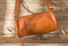 Cool Leather Mens Barrel Shoulder Bags Messenger Bags for Men - imessengerbags