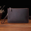 Large Wristlet Wallet Mens Leather Clutch Purse Large Wristlet Bag for Men Leather Wristlet Wallet