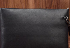 Handmade Genuine Leather Clutch Zip Long Wallet Purse Bag For Mens - imessengerbags