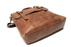 Vintage Mens Leather Briefcase Handbag Shoulder Bag Backpack for men - imessengerbags