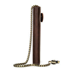 Cool Mens Leather Biker Chain Wallet Chain Wallet Long Biker Wallet for Men - imessengerbags