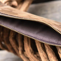 Handmade Leather Mens Cool Long Leather Wallet Card Clutch Wallet for Men - imessengerbags