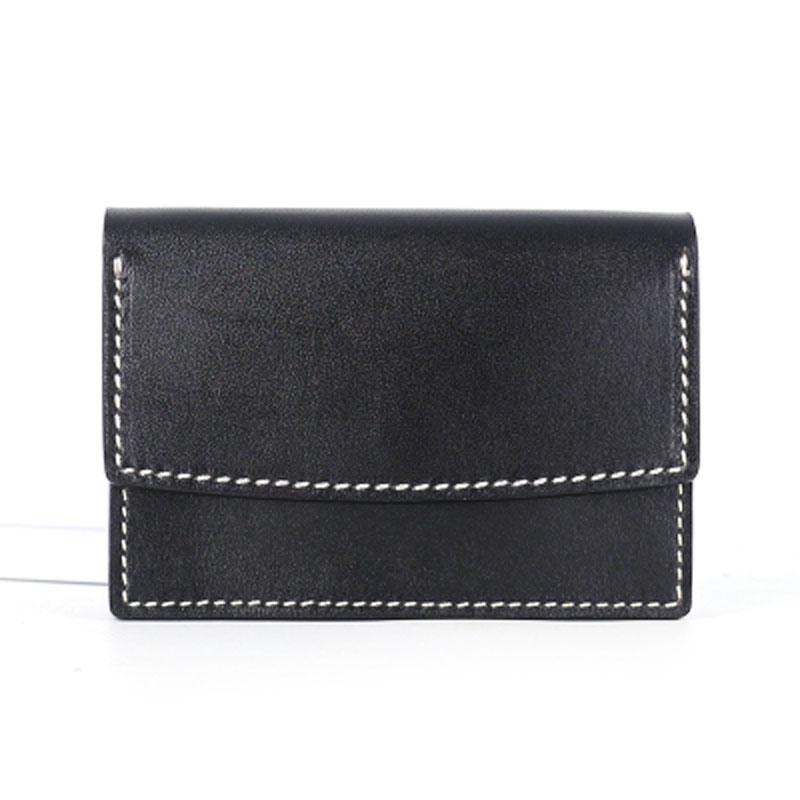 Cool Leather Mens Card Wallet Front Pocket Wallets Small Card Holders for Men - imessengerbags