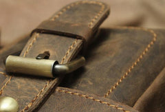 Vintage Mens Leather Camera Bag Small Messenger Bag Cross Body Bag For Men - imessengerbags