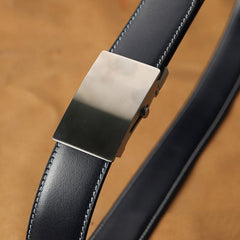 Handmade Mens Blue Leather Belts PERSONALIZED Fashion Leather Belt for Men