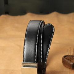 Handmade Mens Coffee Leather Belts PERSONALIZED Fashion Leather Belt for Men