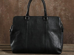Handmade Leather Mens Cool Messenger Bag Briefcase Work Bag Business Bag Laptop Bag for men - imessengerbags