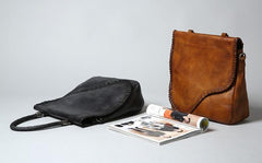 Handmade Leather Mens Handbag Cool Messenger Bag Shoulder Bag for Men - imessengerbags