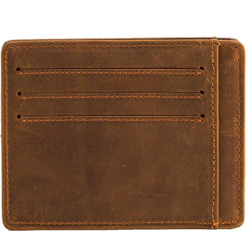 Mens Slim Leather Wallet Card Holder Front Pocket Wallets Credit