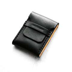 Cool Wooden Leather Mens Cigarette Case Black Custom Cigarette Holder for Men - imessengerbags