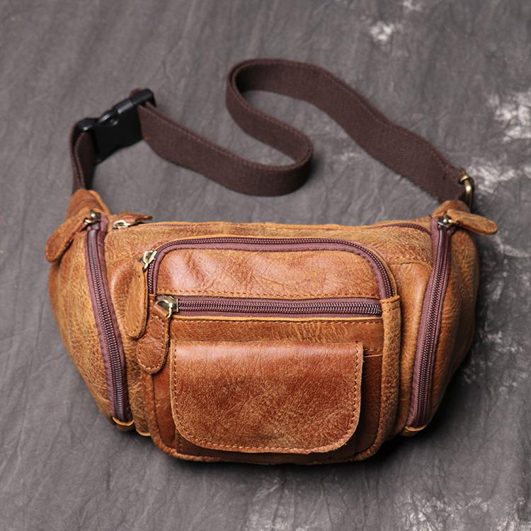 Vintage leather fanny on sale pack