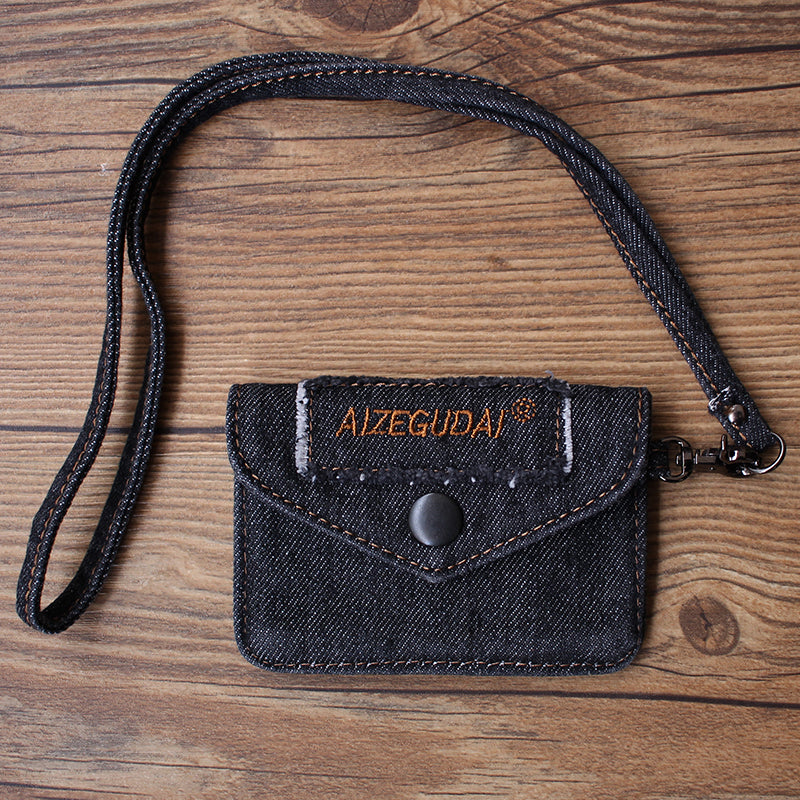 Lanyard coin outlet purse