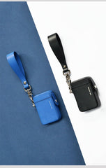 Cool Blue Leather Womens Mens 20pcs Cigarette Holder Case Wristlet Cigarette Case for Women - imessengerbags