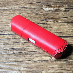 Handmade Leather Red Mens Kt&g Lil Mini Cigarette Case Kt&g Lil Mini Holder for Men - imessengerbags