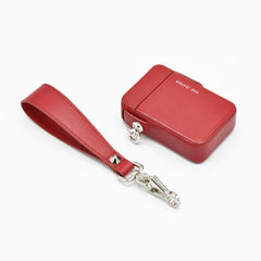 Cute Red Leather Womens 20pcs Cigarette Holder Case Wristlet Cigarette Case for Women - imessengerbags