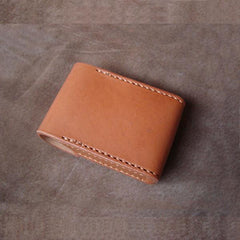 Cool Brown Leather Mens Cigarette Case Cigarette Holder Case for Men - imessengerbags