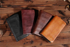 Handmade Leather Mens Clutch Wallet Cool Leather Wallet Long Phone Wallets for Men - imessengerbags