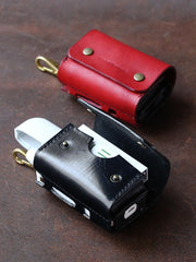 Cool Leather Mens IQOS Cigarette Case With Belt Clip IQOS Holder Belt Loop for Men - imessengerbags